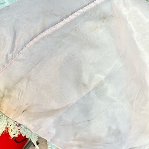 Jovani Baby Light Blue Gold Corset Slit Strapless Gown - Picture 11 of 12